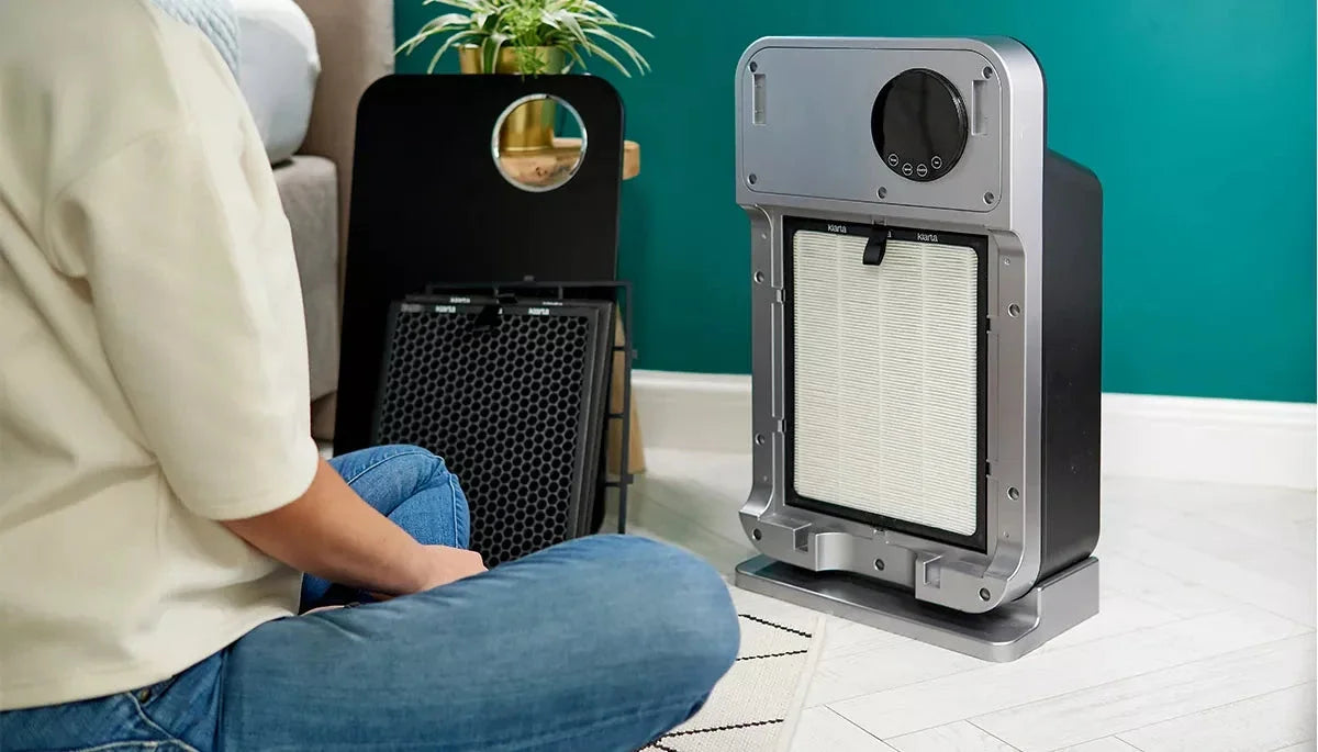 Changing the filter in a Klarta Forste air purifier